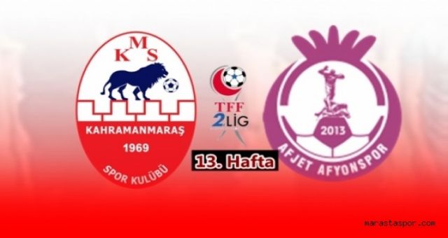 Kahramanmaraşspor - Afjet Afyonspor maçı canlı izle