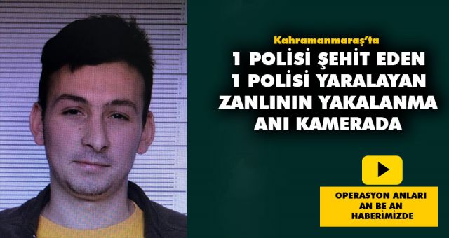 Kahramanmaraş'ta Polislere Saldıran Zanlın Yakalanma Anı Kamerada