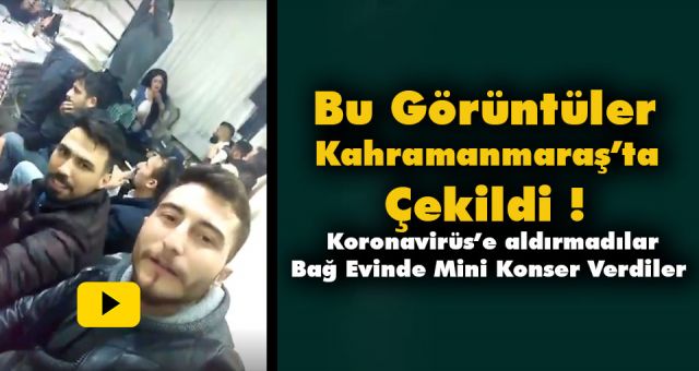 Koronavirüse Aldırmadılar Bağ Evinde Mini Konser Yaptılar
