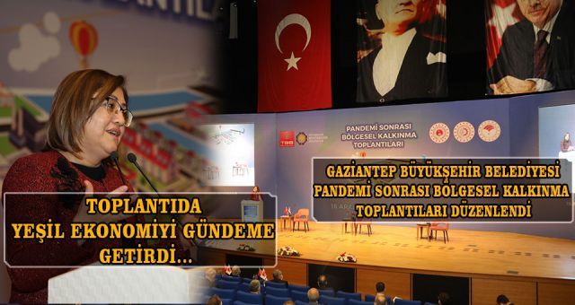 Pandemi Sonrası Bölgesel Kalkınma Toplantıları Düzenlendi