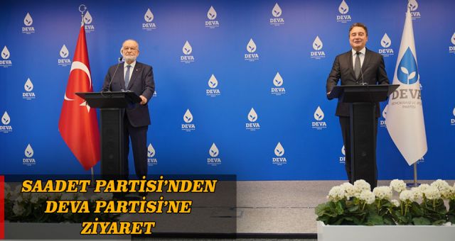 Saadet Partisi Genel Başkanı'ndan Deva Partisi Genel Başkanı'na Ziyaret