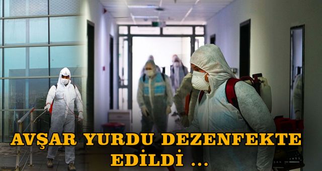 Yurdlar'da Dezenfekte Çalışmaları Devam Ediyor