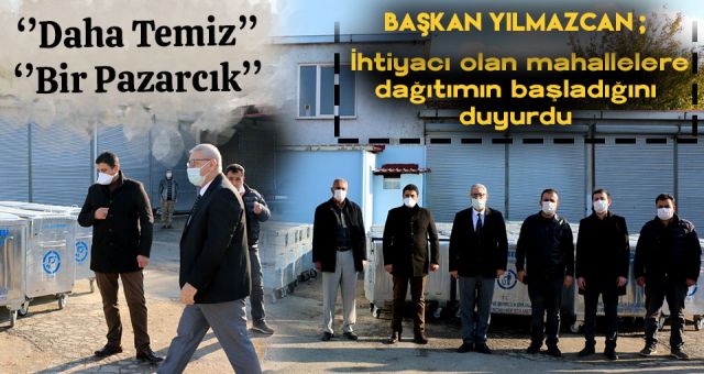 Yüzaltmış Bir Adet Çöp Konteynırı Teslim Aldındı