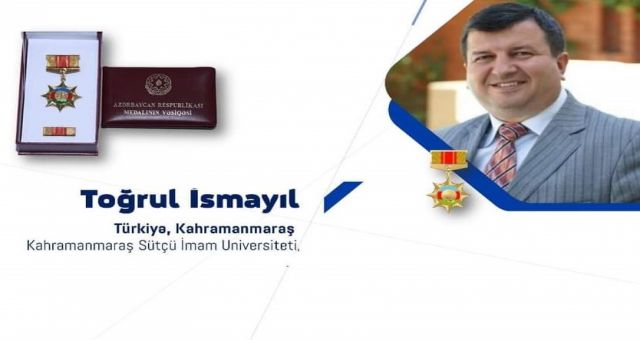 Öğretim Üyesi Prof. Dr. Toğrul Azerbaycan Devlet Madalyası İle Ödüllendirildi
