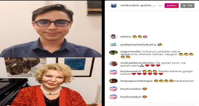 Sanko Okularında Söyleşi Online Yapıldı