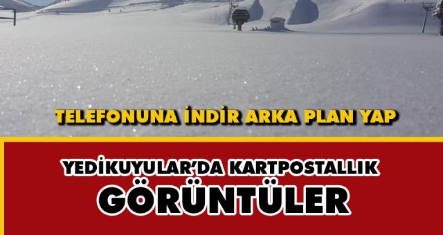Yedikuyular'da Kartpostallık Görüntüler