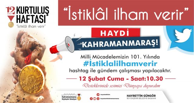 12 Şubat Kurtuluş Bayramına Özel Hastag Çalışması