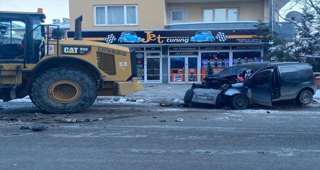 Kahramanmaraş'ta Bir Kişinin Hayatını Kaybettiği Trafik Kazasının Görüntüleri Yayınlandı