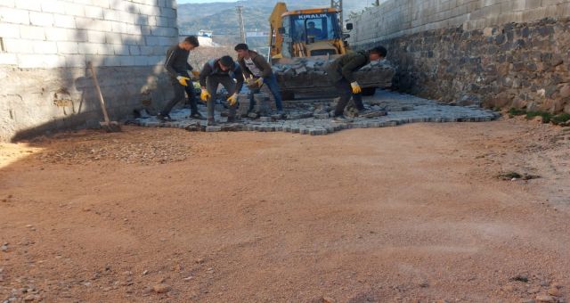 Pazarcıkta Yol Mesaisi Başladı