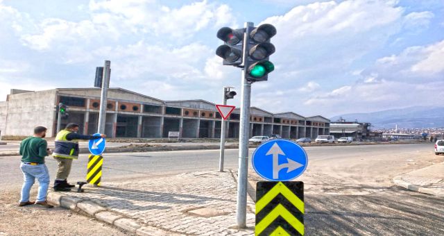 Sanayi Kavşak Düzenlemesi Tamamlandı