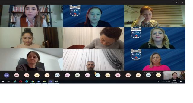 Sanko Okullarında Online Veli Söyleyişi