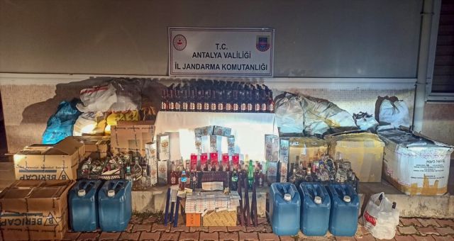 Antalya'da Sahte İçki Operasyonu