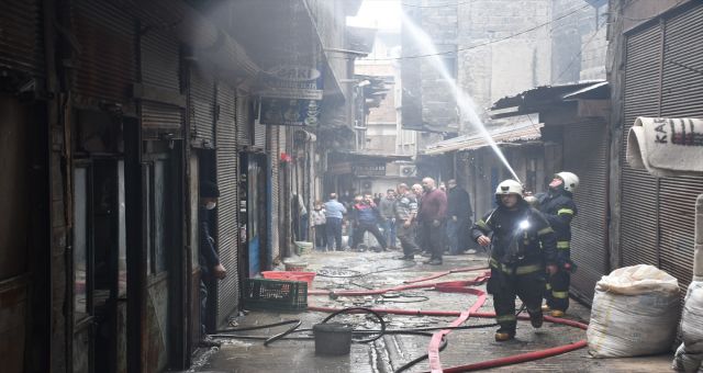 Kahramanmaraş'ta Bakır Atölyesi'nde Yangın Çıktı