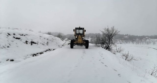 Karla Mücadele Ekipleri Görevinin Başında