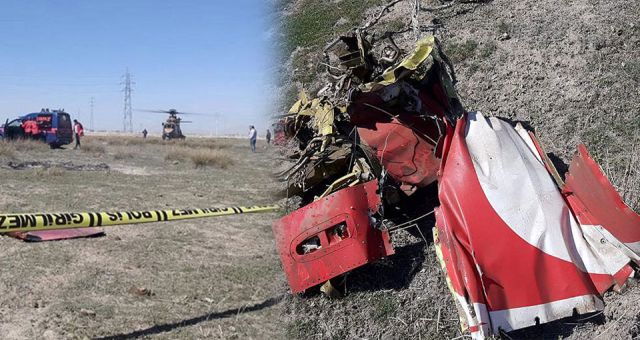 Konya'da Türk Yıldızları Uçağı Düştü