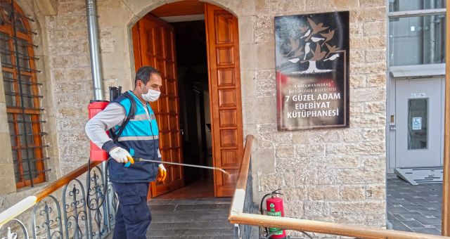 Müze Ve Kütüphaneler Dezenfekte Ediliyor