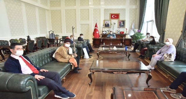 Okul Heyeti Başkan Okumuş’u Ziyaret Etti