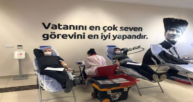 Sanko Tekstil Adıyaman İşletme Çalışanlarından Kan Bağışı