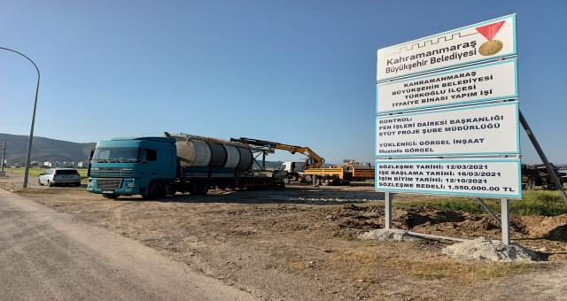 Türkoğlu'na Yeni İtfaiye Binası Yapılıyor