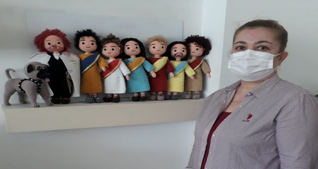 Ashab-ı Kehf'in Amigurumi Bebekleri yapıldı.
