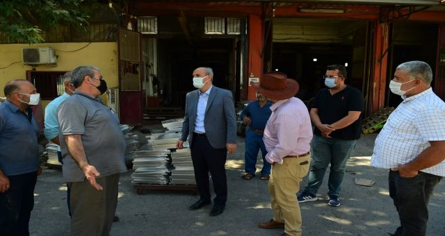 Başkan Okay'dan Esnafa Ziyaret