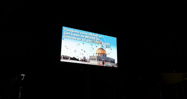 Kahramanmaraş'tan Filistin'e Destek