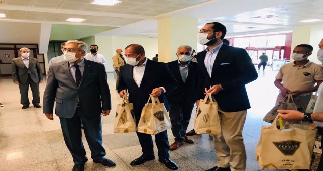 Kervancıoğlu ve Sezal'dan Sağlık Çalışanlarına ve Polislere Bayram Ziyareti