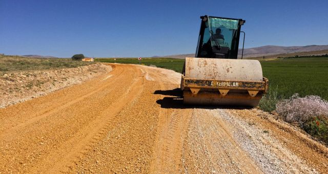 Afşin Kayseri Bağlantı Yolu Asfaltlandı