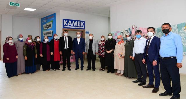 Başkan Güngör Çağlayancerit'te