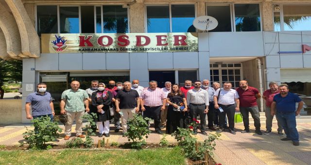 Deva Partililer Kahramanmaraş'ta Okul Serviscilerini Ziyaret Etti