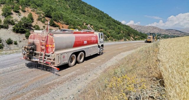 Elbistan Ve Afşin'de Ulaşım Yatırımları Hız Kesmeden Devam Ediyor