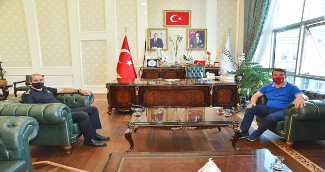 Emniyet Müdürü Okumuş'u Ziyaret Etti