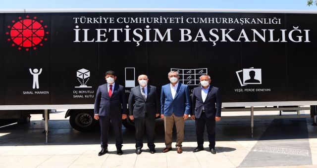 İletişim Başkanlığı Dijital Tırı Kahramanmaraş’ta