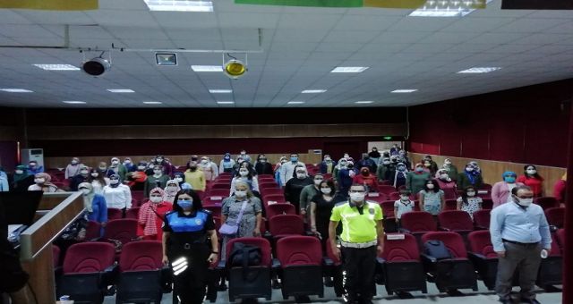 Kahramanmaraş'ta Şiddete Karşı Bilgilendirme Eğitimi Verildi
