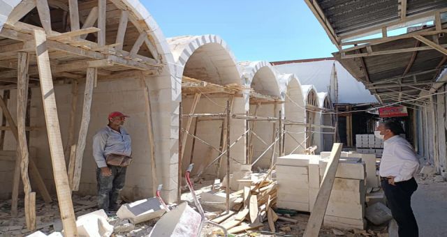 Kılınç, Tarihi Adıyaman Çarşısındaki Çalışmaları İnceledi