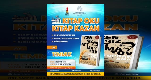 Onikişubat Belediyesinden Kitapseverlerin Seveceği İnteraktif Yarışma
