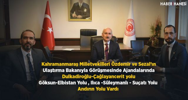 Özdemir Ve Sezal Ulaştırma Bakanı İle Görüştü