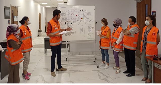 Sanko Üniversitesinde Hastane Afet ve Acil Durum Planı Eğitimi Yapıldı