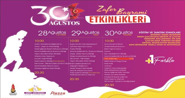 Down Sendromlu Öğrencilerden Zafer Bayramı Gösterileri Piazza’da