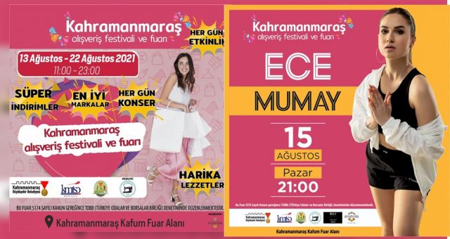 Kahramanmaraş'ın En Büyük Alışveriş Festivali Başlıyor