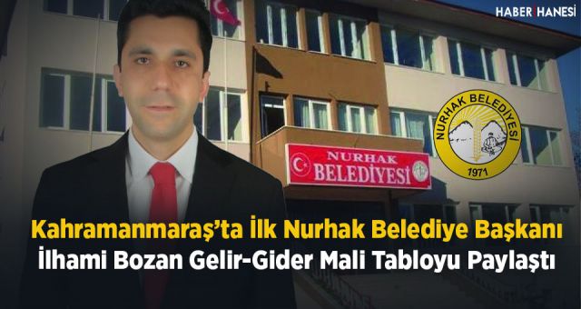 Kahramanmaraş'ta İlk Belediye Başkanı Mali Hesapları Paylaştı