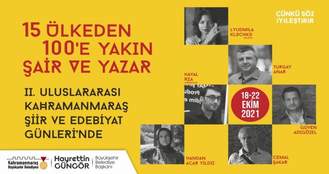 2. Uluslararası Şiir ve Edebiyat Günleri 18 Ekim’de Başlıyor!