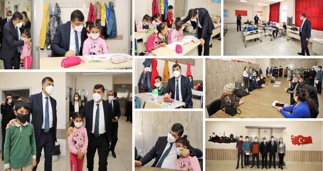 Başkan Fadıloğlu Öğrencilere ziyarette Bulundu