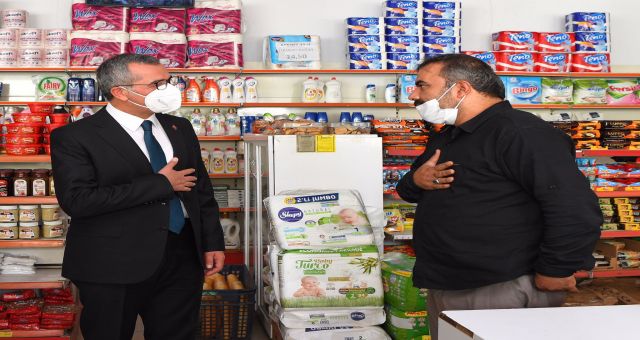Başkan Güngör’den Bağlarbaşı Esnafına Ziyaret