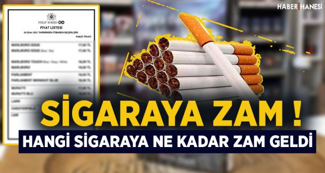 Sigaraya zam geldi mi? Hangi sigaralara zam var? Sigara fiyatları güncel liste 4 Ekim! Sigara Fiyatları Yeni Liste