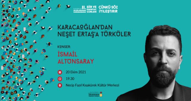 Uluslararası Kahramanmaraş Şiir ve Edebiyat Günleri Başlıyor