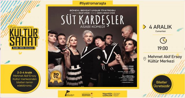 Aralık Etkinlikleri Tiyatroyla Başlıyor