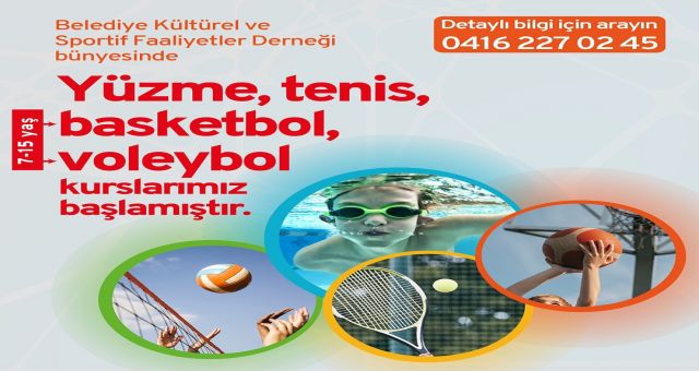 Adıyaman Belediyesi Kış Spor Okullarında Eğitimler Başladı