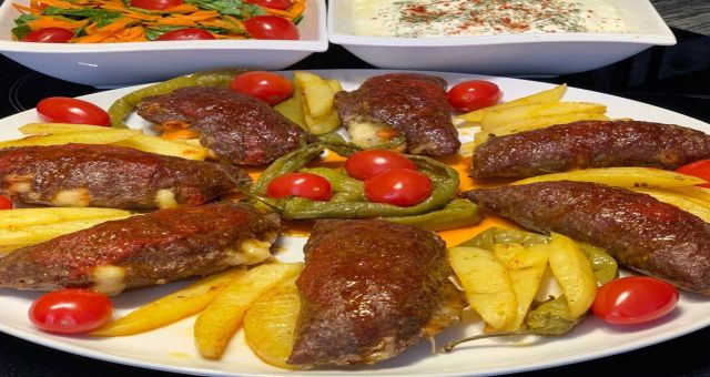 Fırında Poğaça Köfte Hazırlanışı