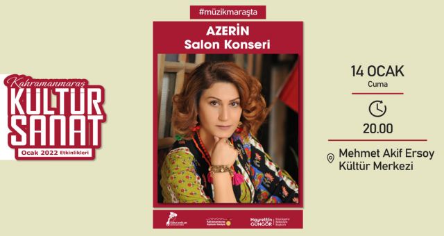 Kahramanmaraş'ta Azerin Konseri